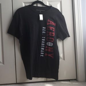 Black tee with lettering